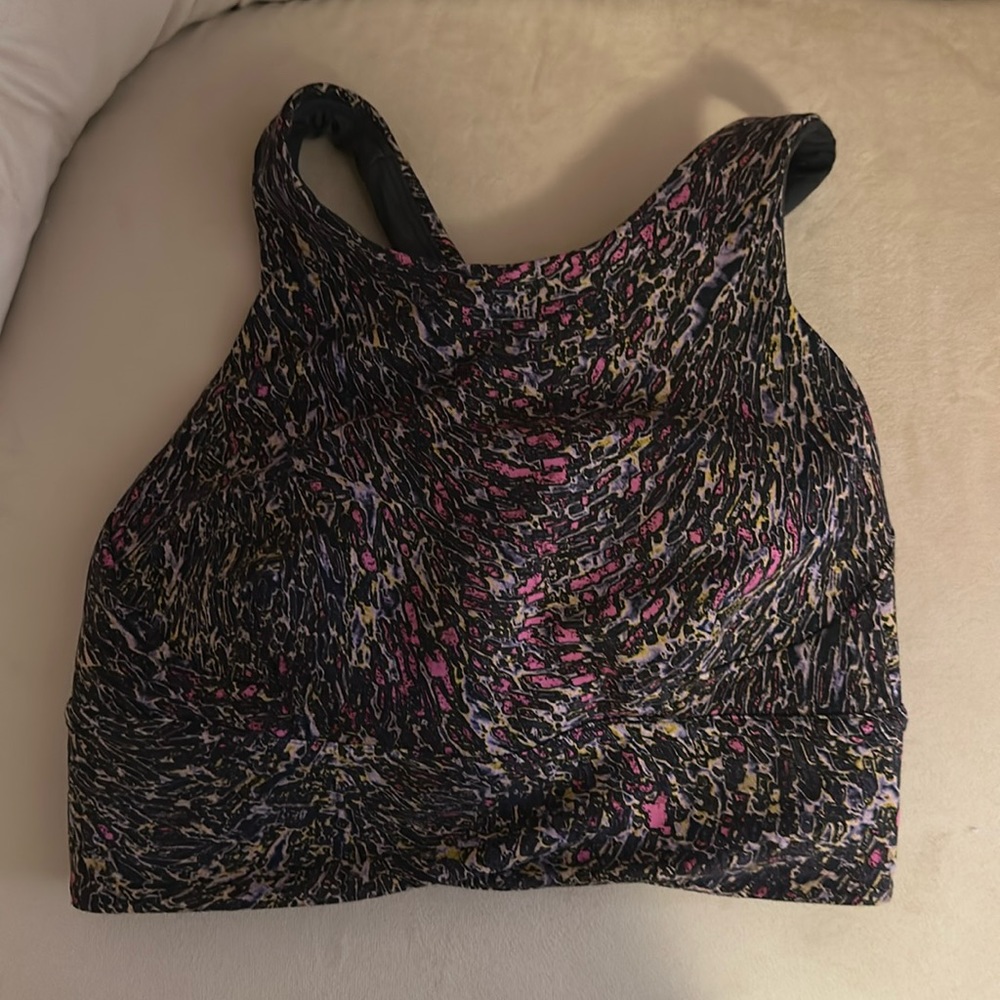 Lululemon Wunder Train Long-line bra top with pads